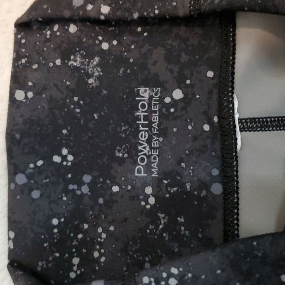 Fabletics Define PowerHold High Waisted Legging XXS Black Space Splatter - Picture 3 of 8